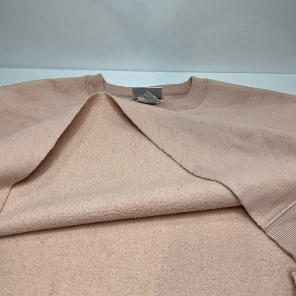 NWOT Champion Reverse Weave Cut Off Sweatshirt CROPPED CREW BLUSH PINK XL - Picture 6 of 7